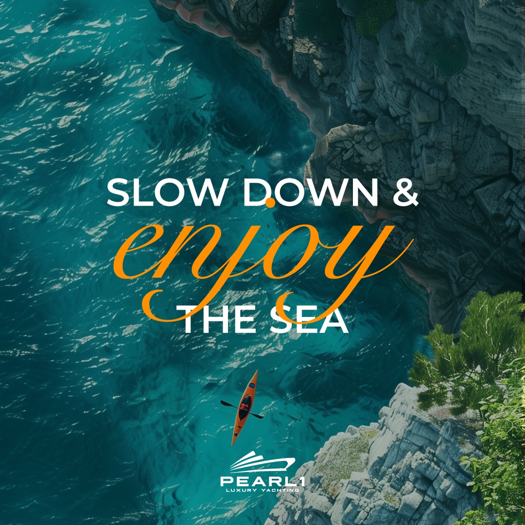 Slow down, breathe deep, and enjoy the sea. #yachting #yachtinglifestyle #luxuryvacation